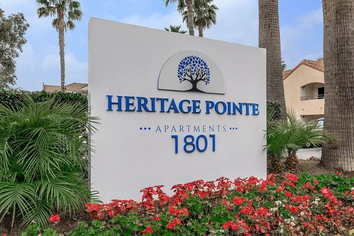 Heritage Pointe Senior Apartments monument sign
