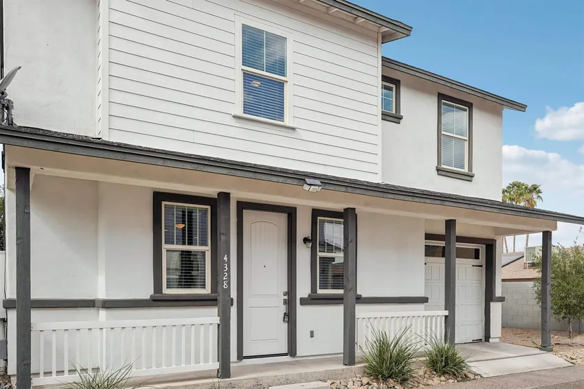 Two-story rental home exterior — view 1 at Encanto Cactus Park.