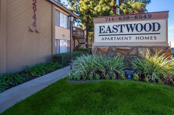 Eastwood Apartment Homes monument sign