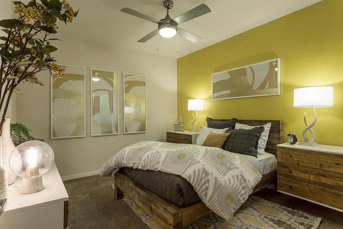 Comfortable Bedroom at The View at Horizon Ridge in Henderson, Nevada