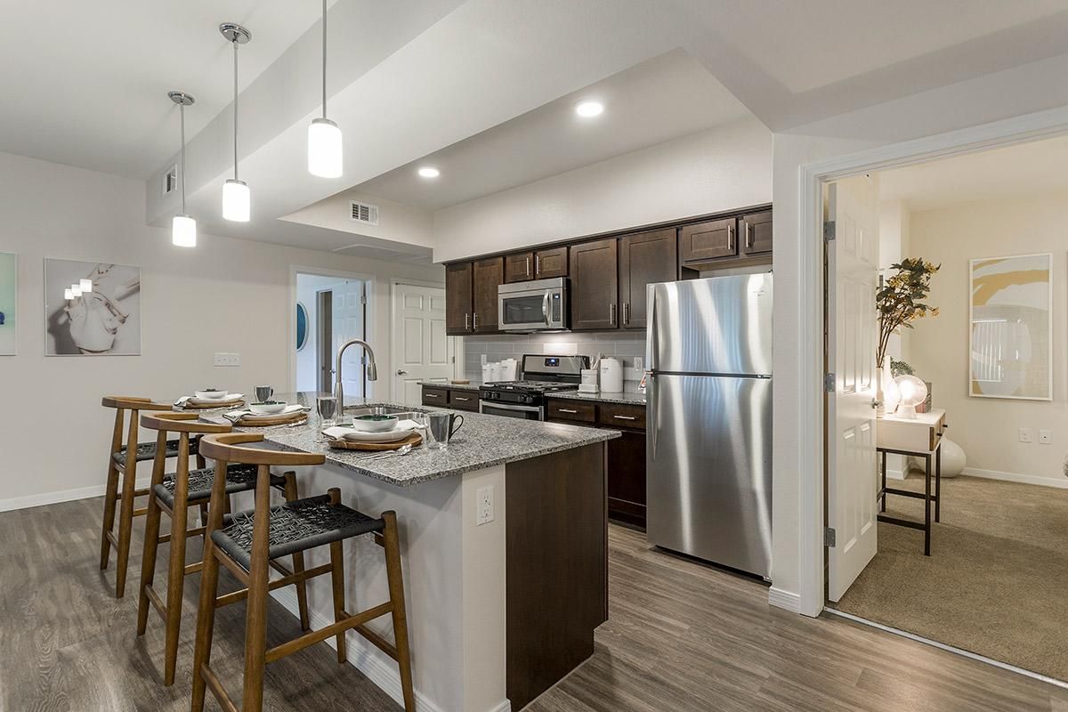 Fully equipped Kitchen at The View at Horizon Ridge in Henderson, Nevada