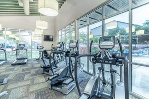 elliptical machines in the community gym