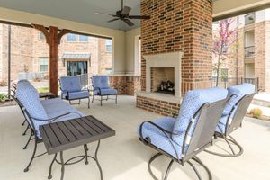 Everyone can Gather in the Community Pavilion with Outdoor Fireplace