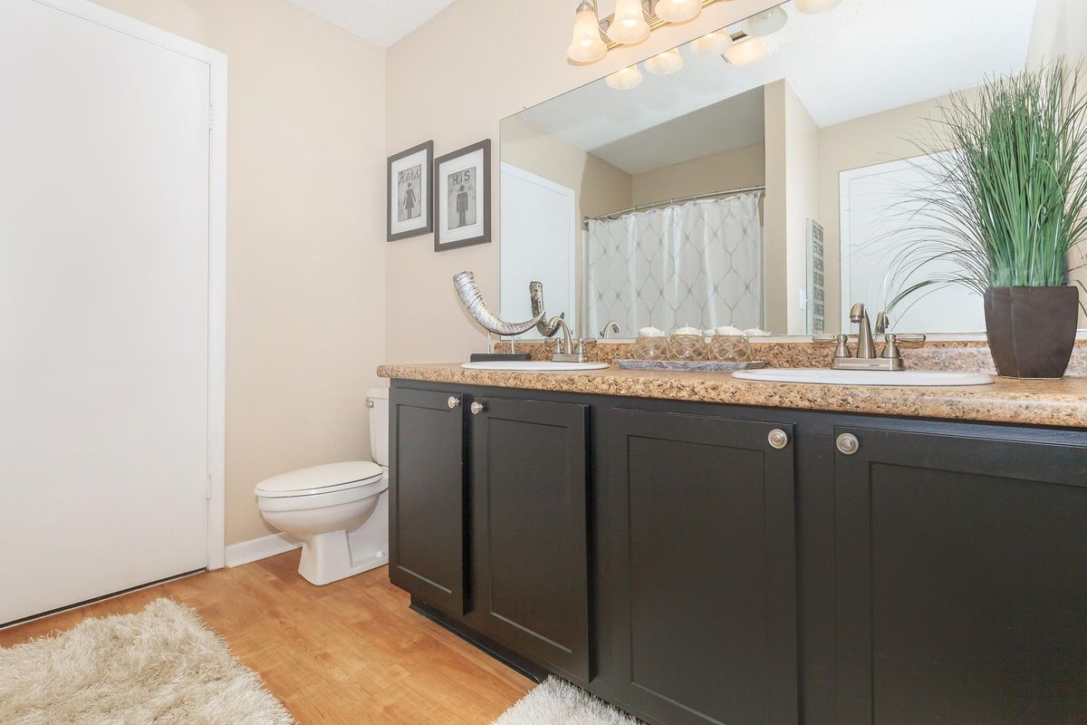 Waterford Village in Knoxville hosts dual sink vanities