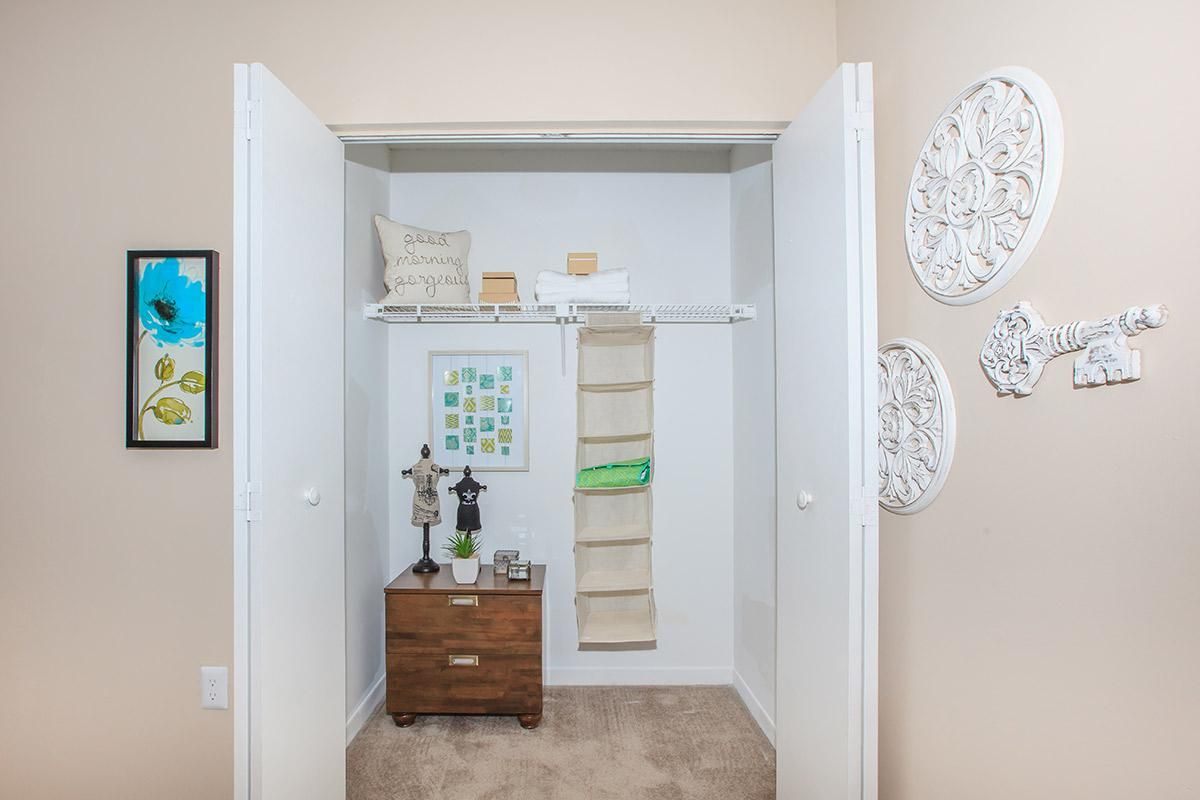 Large and spacious closets