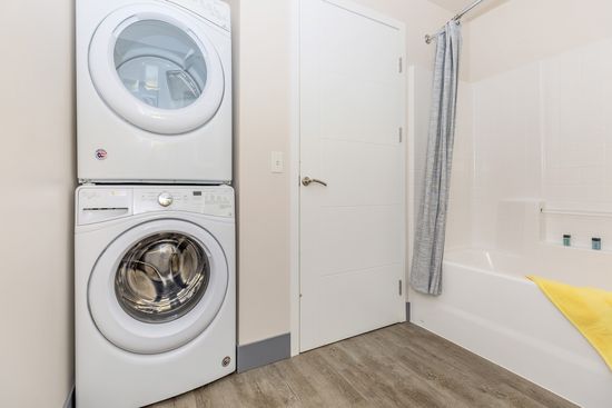 EASY ACCESS WASHER AND DRYER