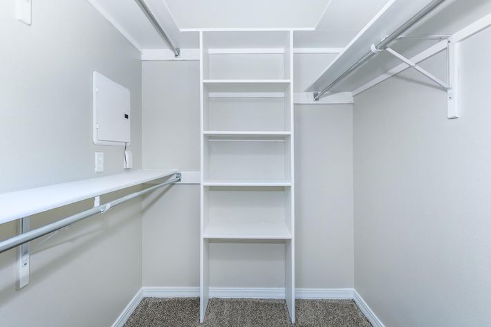 WALK-IN CLOSETS AT THE COTTAGES AT EDGEMERE