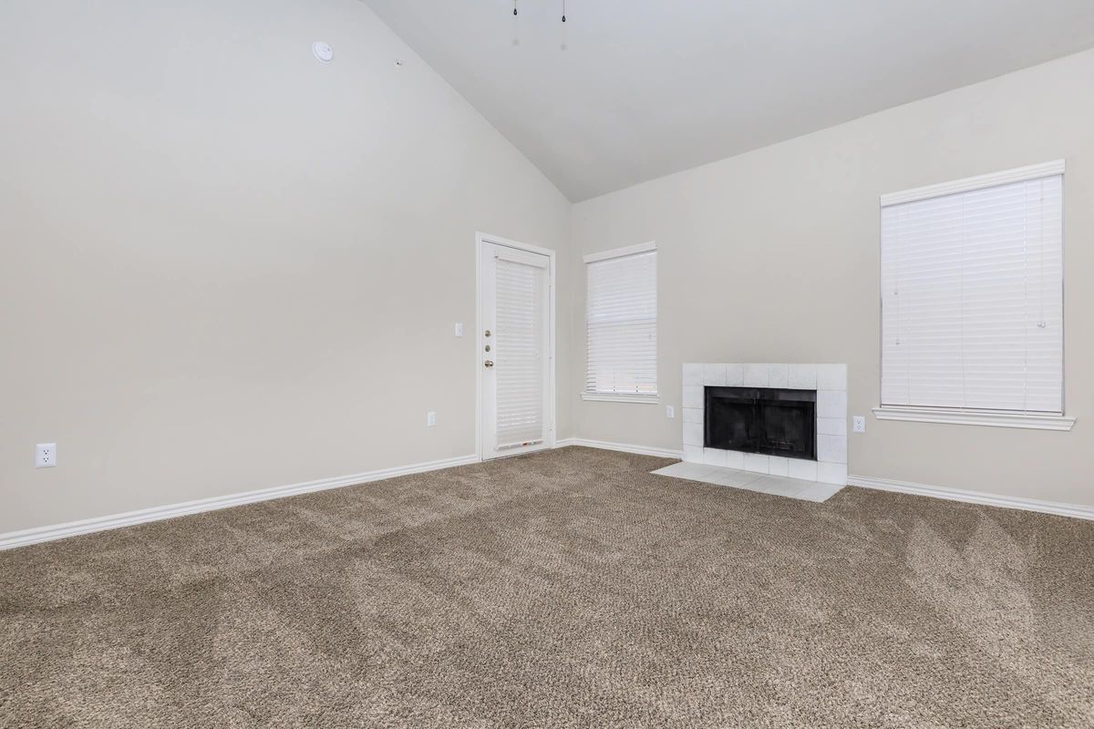 INVITING LIVING AREA WITH  FIREPLACE