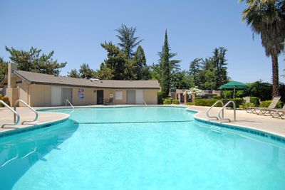 Take a dip in the pool at Rancho Sierra