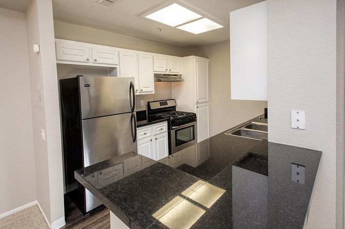 Kitchen at Avery at Towncentre Apartments in Brentwood, CA