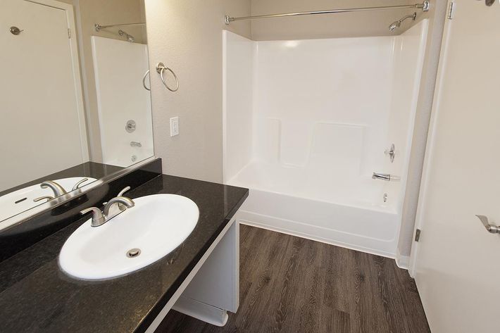 Bathroom at Avery at Towncentre Apartments in Brentwood, CA