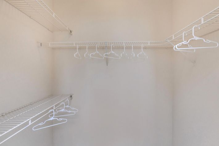 WALK IN CLOSET IN TWO BEDROOM APARTMENT HOME
