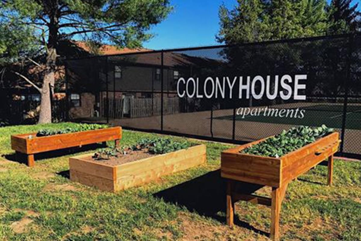 Gardening at Colony House