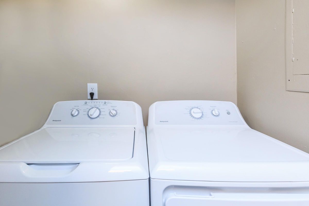 In-home washer and dryer at Colony House