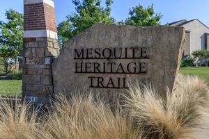 Mesquite Heritage Trail monument sign