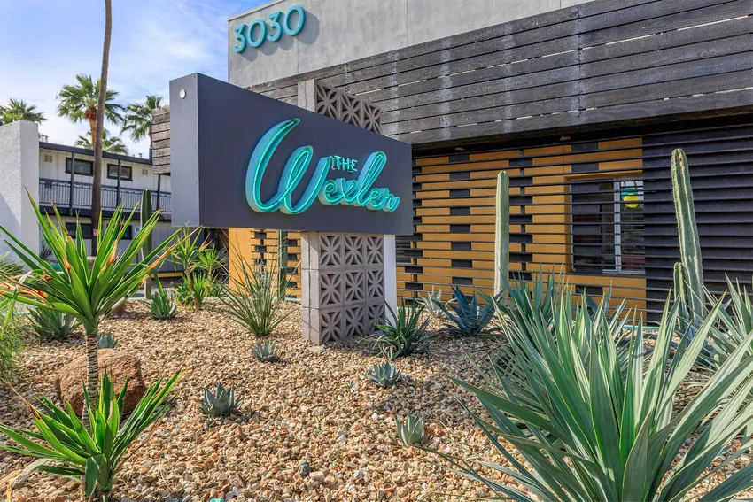 Building exterior at The Wexler.