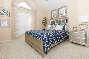 carpeted bedroom