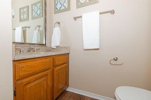 bathroom with white towels