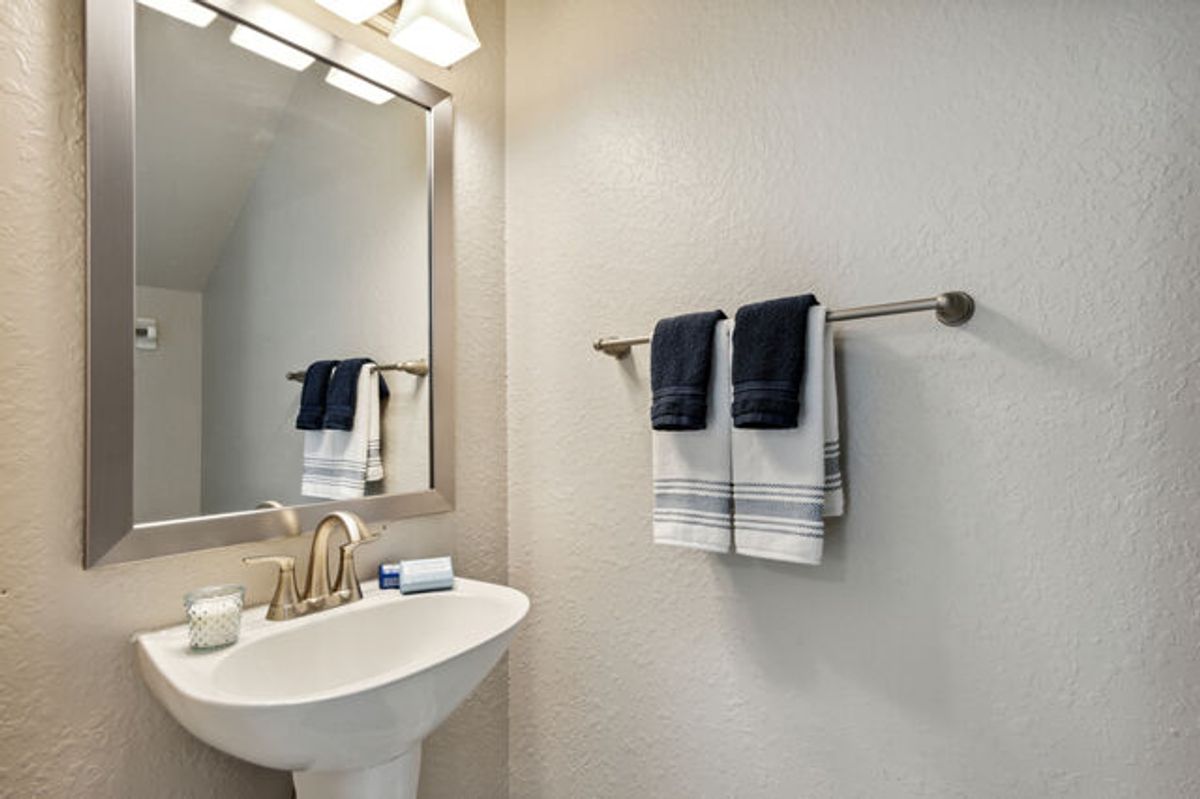 Powder Room just off Living Room