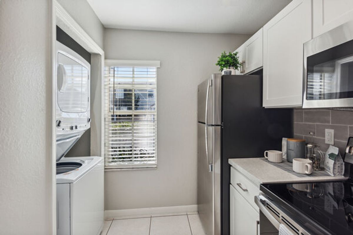 White Cabinet with White Tile