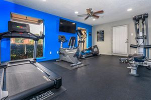 work-out equipment in the community gym