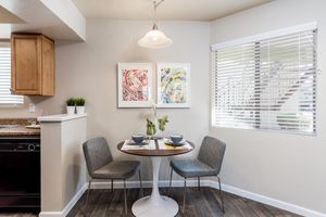 Dining Area with Natural Light - Spring Apartments - Phoenix - Arizona