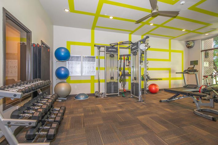 SWEAT AWAY IN THE FITNESS CENTER