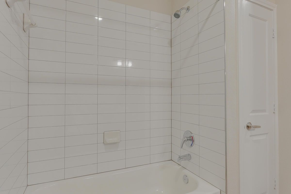 Pflugerville TX Apartments for Rent - Legacy Ranch at Dessau East Large Bathroom with Stainless Steel Fixtures, Extra Storage Space, and Much More