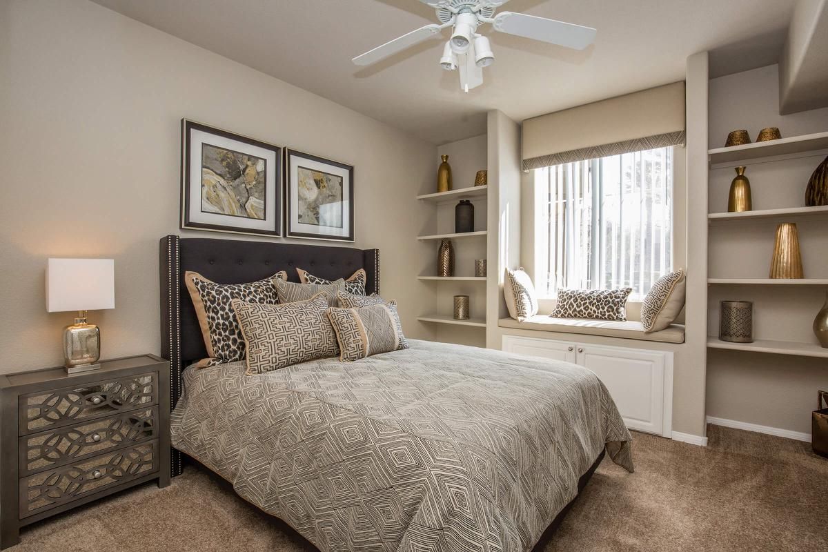 ELEGANT BEDROOM AT THE FAIRWAYS AT SOUTHERN HIGHLANDS APARTMENTS