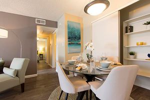 Dining Area with Storage - Coral Point Apartments - Mesa - Arizona
