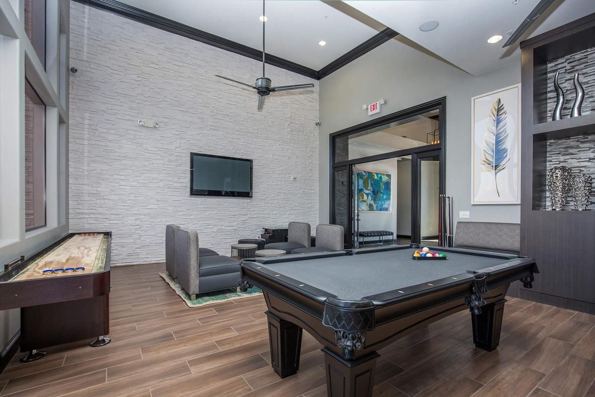 Enjoy a Game of Pool in the Clubhouse