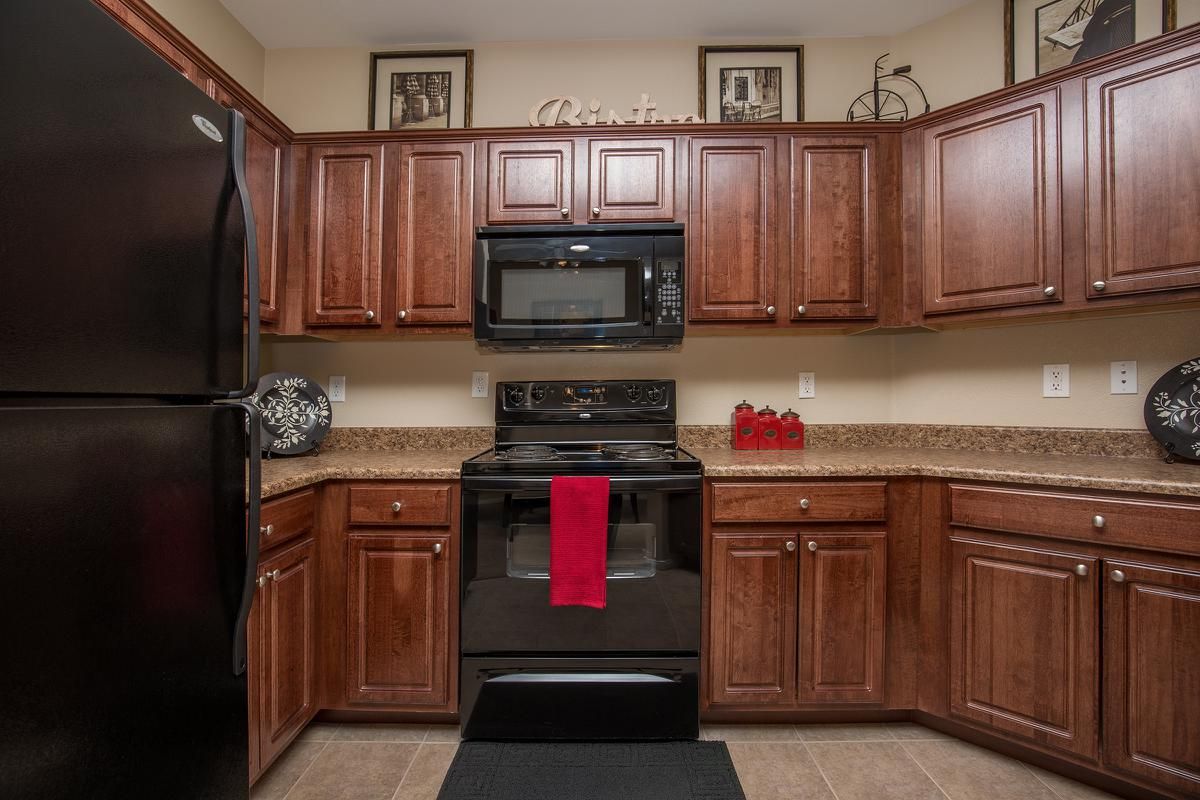 The Signature Fully-Equipped Kitchen at The Passage Apartments in Henderson, NV