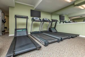 Work out in the fitness center at British Woods Apartments