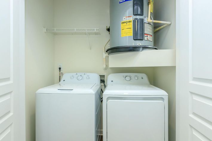 IN-HOME WASHER AND DRYER IN SOME HOMES