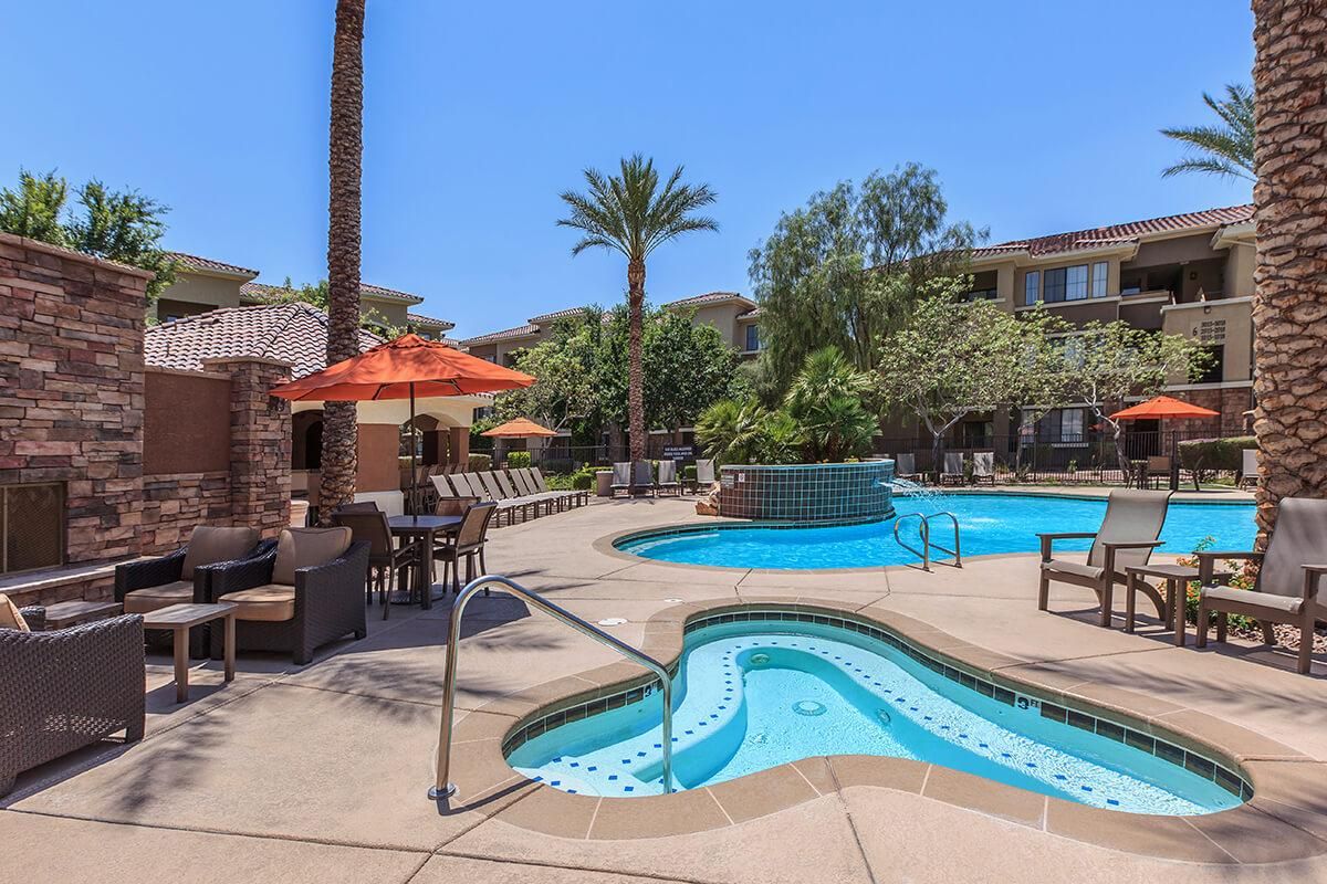 Soak Up Some Rays here at The Presidio Apartments in North Las Vegas, NV