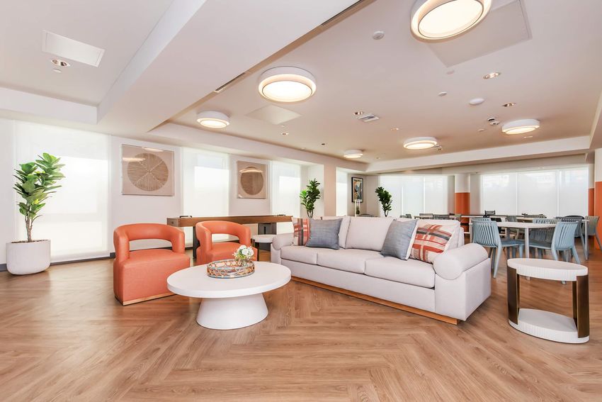 Community lounge seating.