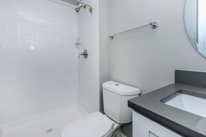 Bathroom at The Allante Apartments in Alexandria, VA