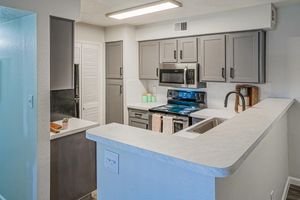 Fully-Equipped Kitchen - The Overlook Apartments - Albaqurque - New Mexico  
