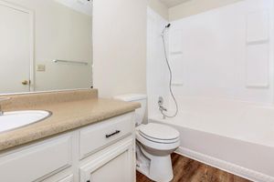 a white sink in a room