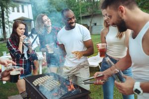 grill up some fun at Kingston Pointe Apartments 