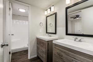 Updated Modern Bathroom - The Gallery Apartments - Tempe - Arizona