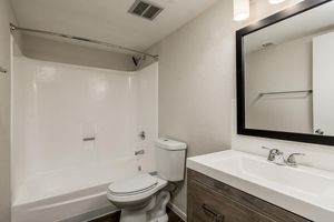 Bathroom with Bathtub - The Gallery Apartments - Tempe - Arizona