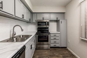 All-electric Kitchen - The Gallery Apartments - Tempe - Arizona