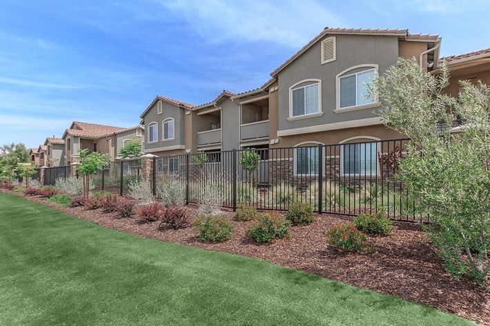 Enjoy the beautifully manicured lawns at Boulder Creek