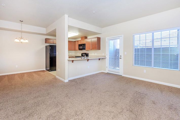 This is the one bedroom floor plan at Boulder Creek