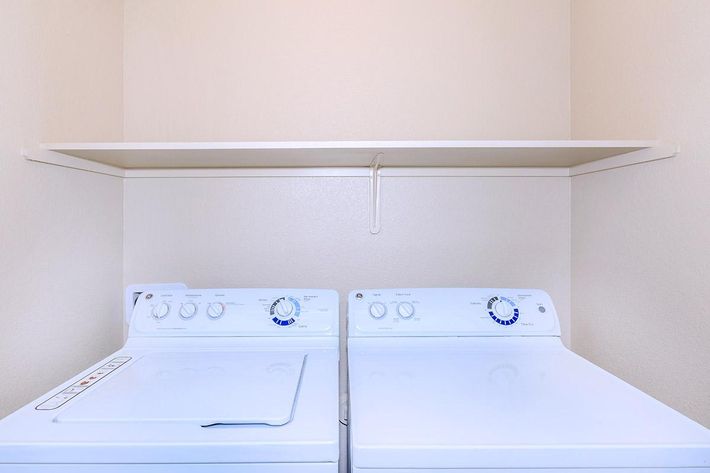 Boulder Creek provides homes with a washer-dryer