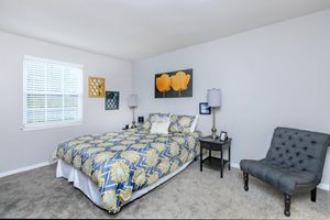 Cozy bedrooms at Graymere in Columbia, TN