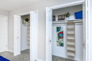 Large closets at Graymere in Columbia, Tennessee