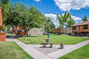 Beautiful Landscaped Exterior - Eden Apartments - Tempe - Arizona