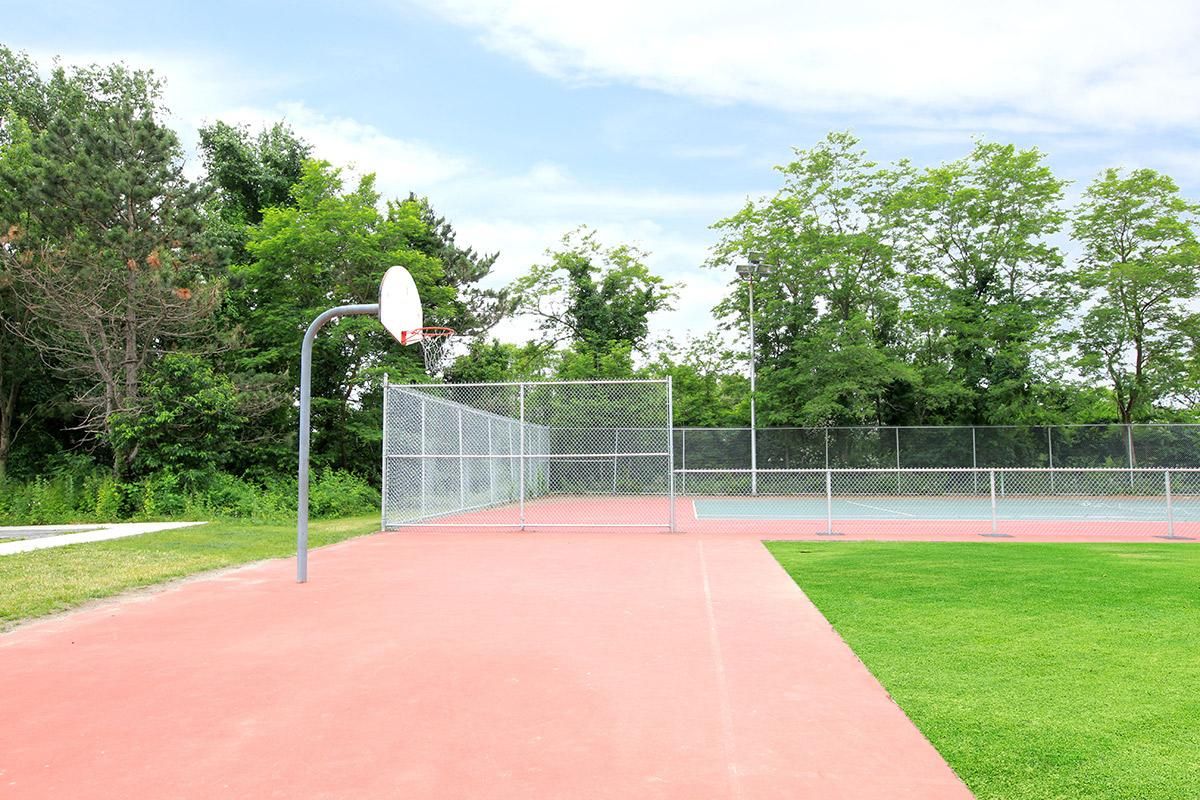 Loring Towers basketball court
